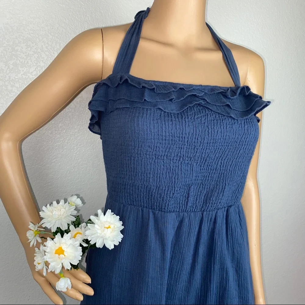 Anthro Maeve Gauzy Cotton Ruffle Sundress Dress - Picture 4 of 8